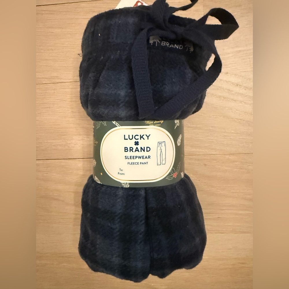 Men’s Lucky Brand Plaid Fleece Sleepwear XL
